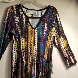 Lynn Ritchie Silver/Fun/Colorful Tunic